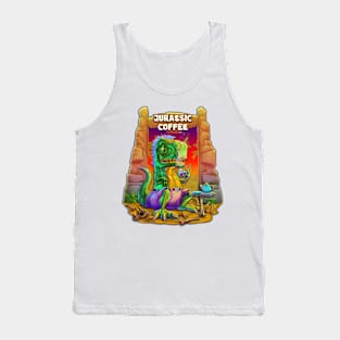 Roars & Brews: T-Rex Coffee Break! Tank Top